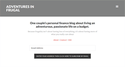 Desktop Screenshot of adventuresinfrugal.com